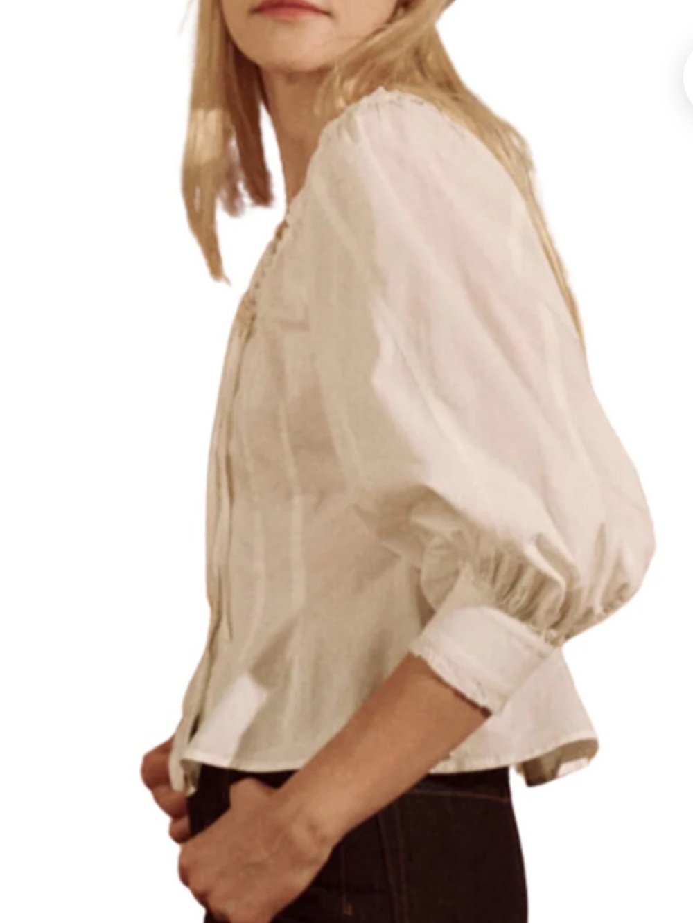 The Great THE HAVEN TOP IN TRUE WHITE Size 1 - Picture 4 of 6